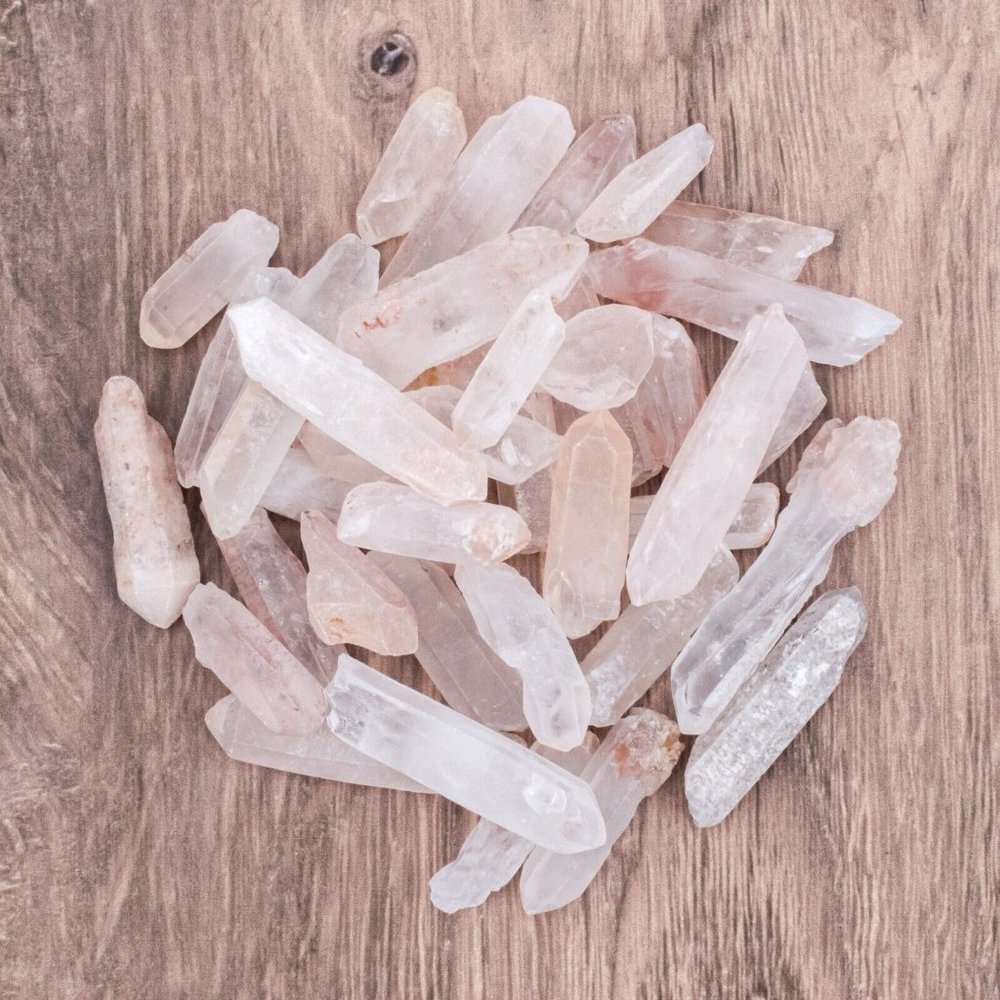 1/2 lb Natural Rough Red Hematoid Quartz Crystal Points Cherry Fire Quartz Bulk